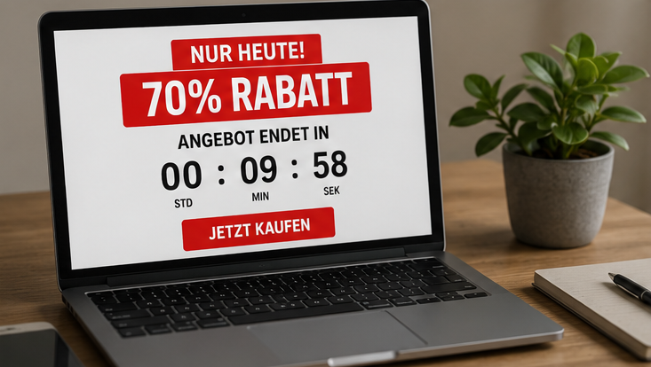 Internetbetrugsverkauf